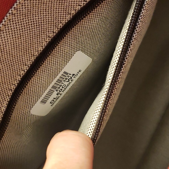 Brand new with tags Dooney Burke canvas logo tote bag NWT - Picture 16 of 17